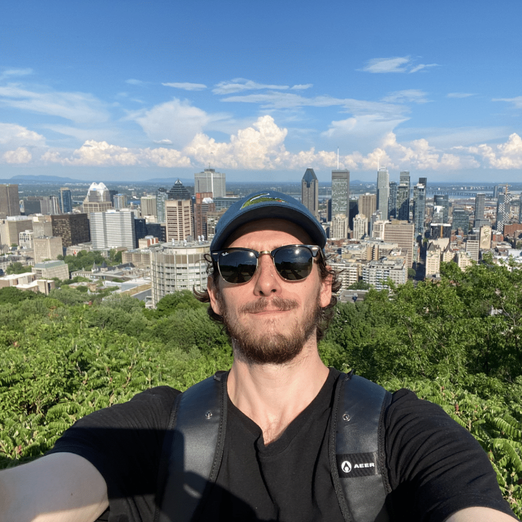 Vue du Mont-Royal à Montréal en été